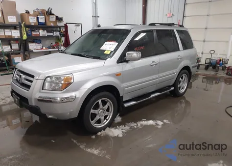 2006 Honda Pilot Ex-L from USA, damaged, VIN 2HKYF18606H530514